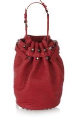 Alexander Wang Diego Texturedleather Shoulder Bag