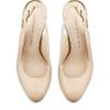 Charlotte Olympia Dolly Leather Slingback in Beige (nude) - Lyst