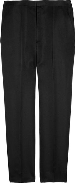 Marc Jacobs Cropped Duchess Silk Satin Pants - Lyst