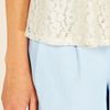 Oasis Lace Peplum Shell Top in Beige (off white) - Lyst