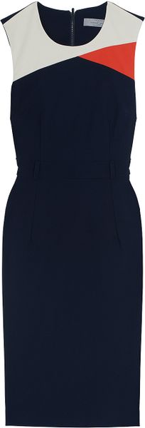 Preen Alda Colour Block Dress in Black - Lyst