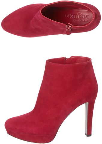 Alexander McQueen Suede Ankle Boots - Lyst
