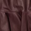 Alexander Mcqueen Leather Dress in Brown (plum) - Lyst