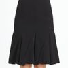 Donna Karan New York Spiral Pleated Skirt in Black - Lyst
