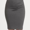 Donna Karan New York Pullon Pencil Skirt in Gray (silver) - Lyst
