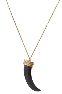 House Of Harlow Horn Pendant Necklace - Lyst