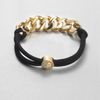 Marc By Marc Jacobs Chain Link Elastic Bracelet in Gold - Lyst