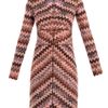 Missoni Capsule Zigzag Dress in Brown (pink) - Lyst