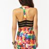 Nasty Gal Robyn Caged Dress Kaleidoscope in Brown (rum) - Lyst