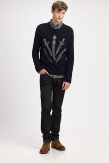Rag & Bone Dagger Crewneck Sweater - Lyst