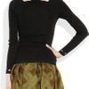 Burberry Prorsum Cutout Wool and Cashmere Blend Sweater in Black - Lyst