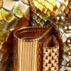 Christian Louboutin Sweety Charity Metallic Python Mini Shoulder Bag in Multicolor (orange) - Lyst