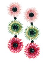 Danielle Scutt Sequin Flower Earrings