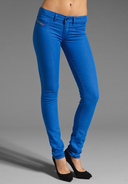 diesel super slim jegging low waist