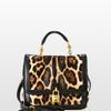 Dolce & Gabbana Miss Dolce Leopard Print Hair Calf Satchel in Animal (leopard) - Lyst