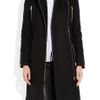 Gucci Belted Wool Felt Coat in Black - Lyst