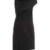Helmut Lang Pixel Leather Detail Dress in Black - Lyst