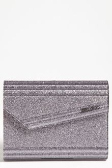 Jimmy Choo Glitter Clutch - Lyst
