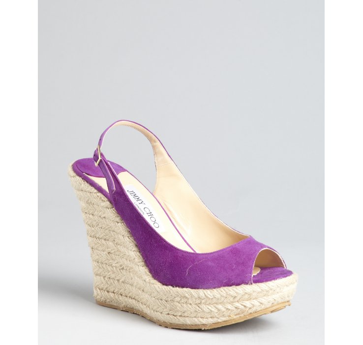 purple wedges uk