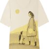 Marni Brian Reaprint Cotton Tshirt in Yellow (beige) - Lyst