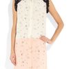 Marni People Print Silk Crepe And Cotton Dress in Pink (black) - Lyst