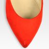 Mcq By Alexander Mcqueen Suede Studded Ballet Flats in Red - Lyst