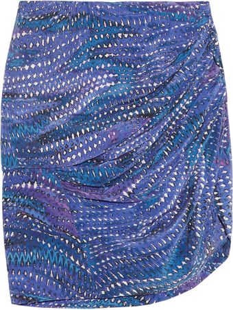 See By Chloé Las Vegas Printed Silk Skirt - Lyst
