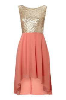 Tfnc Sequin Sarah High Low Dress - Lyst