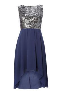 Tfnc Sequin Sarah High Low Dress - Lyst