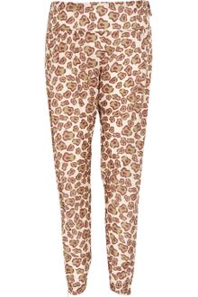 Tucker Leopardprint Silkgeorgette Harem Pants - Lyst