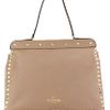 Valentino  Rockstud Handbag in Beige (sand) - Lyst