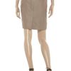 Valentino Woven Silk Pencil Skirt in Gray (taupe) - Lyst