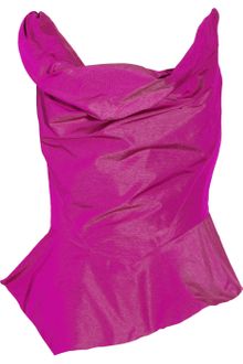 Vivienne Westwood Anglomania Boeing Asymmetric Taffeta Top - Lyst