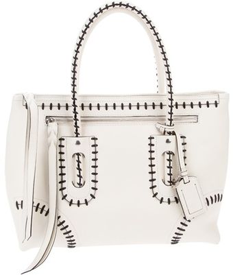 Alexander Mcqueen Archive Contrast Stitch Tote - Lyst