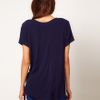 Asos Collection  Top with Flamingo Woven Front in Blue (multi) - Lyst