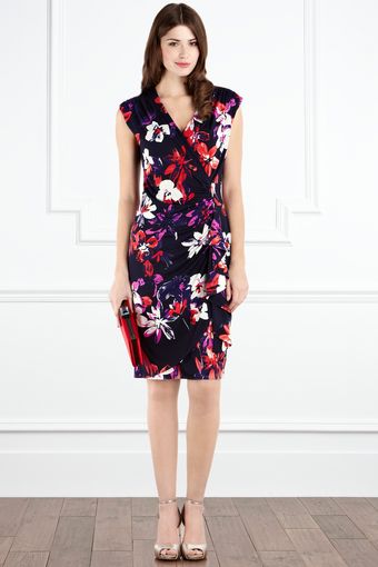 Coast Olivia Jersey Printed Dress - Lyst