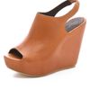 Elizabeth And James Holly Platform Sandals in Brown (cognac) - Lyst