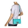 Michael Kors Gia Clutch with Lock in Blue (t) - Lyst