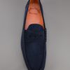 Santoni Penny Loafer in Blue for Men (brown) - Lyst