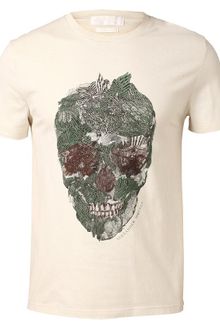 Alexander McQueen Bird Skull Tshirt - Lyst
