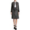 Balenciaga Cropped Tweed Jacket in Black - Lyst