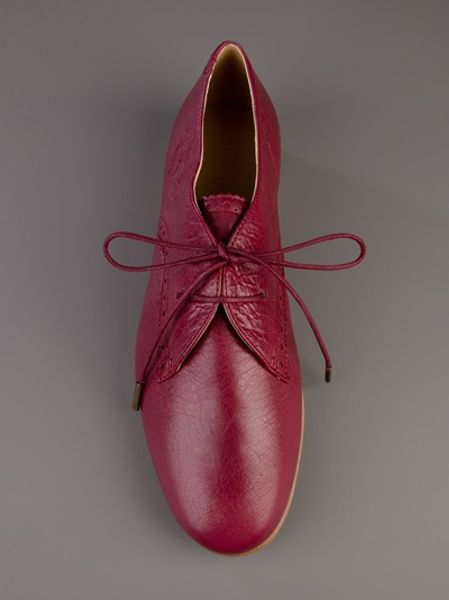 burgundy balenciaga shoes