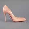 Christian Louboutin Textured Stiletto Pump in Beige (nude) - Lyst