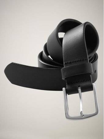Gap Basic Leather Belt - Lyst