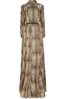 Giambattista Valli Leopardprint Silkcharmeuse Gown - Lyst