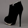 Giuseppe Zanotti Peep Toe Shoe Boot in Black - Lyst