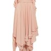 Halston Heritage Ruffled Silk Crepe And Chiffon Dress in Pink (rose) - Lyst