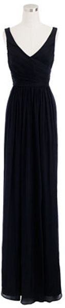J.Crew Heidi Gown in Silk Chiffon - Lyst