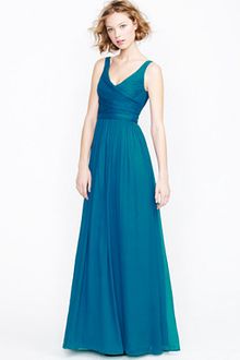 J.Crew Heidi Gown in Silk Chiffon - Lyst