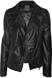 Lot78 Zoe Leather Biker Jacket - Lyst